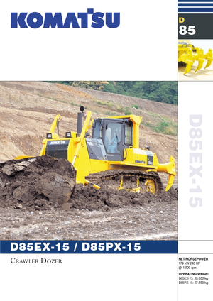 Dózerek Komatsu D85PX-15