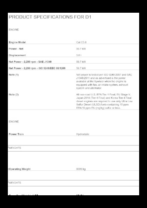 Dózerek Caterpillar D1