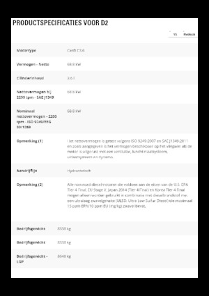 Dózerek Caterpillar D2 LGP