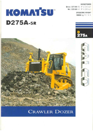 Dózerek Komatsu D275A-5R