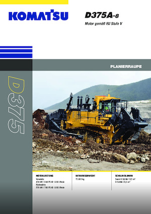 Dózerek Komatsu D375A-8E0