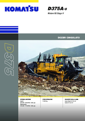 Dózerek Komatsu D375A-8E0