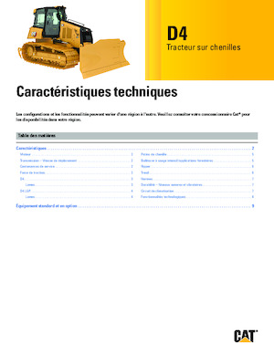 Dózerek Caterpillar D4 XL