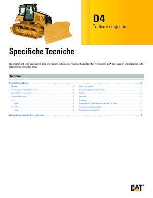 Dózerek Caterpillar D4 XL