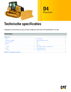 Dózerek Caterpillar D4 XL