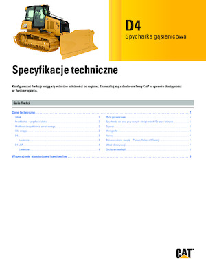 Dózerek Caterpillar D4 XL