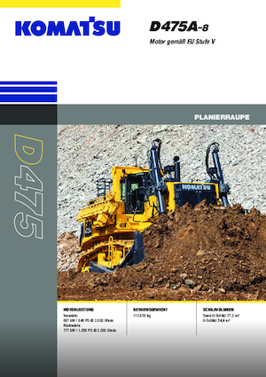 Dózerek Komatsu D475A-8E0