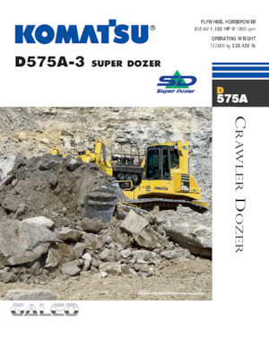 Dózerek Komatsu D575A-3