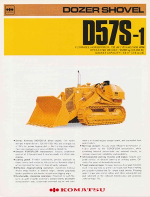 Dózerek Komatsu D57S-1