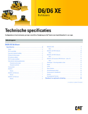 Dózerek Caterpillar D6