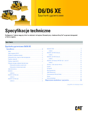 Dózerek Caterpillar D6