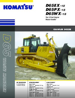 Dózerek Komatsu D65EX-18E0