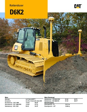 Dózerek Caterpillar D6K2 XL