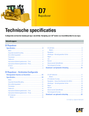 Dózerek Caterpillar D7 LGP