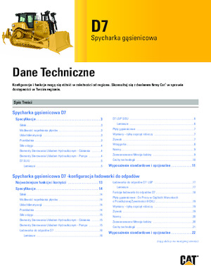 Dózerek Caterpillar D7 LGP
