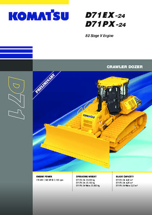 Dózerek Komatsu D71PX-24E0