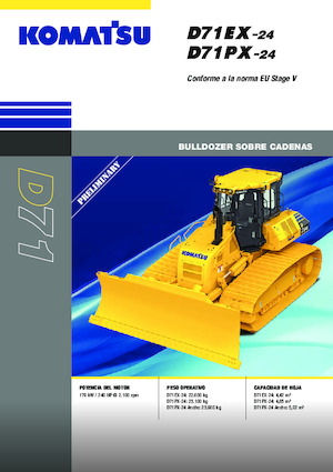 Dózerek Komatsu D71PX-24E0