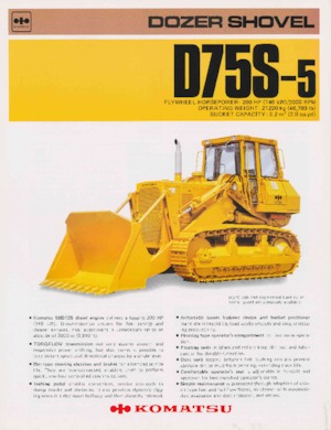 Dózerek Komatsu D75S-5