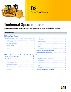Dózerek Caterpillar D8