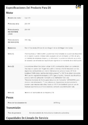 Dózerek Caterpillar D8