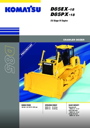 Dózerek Komatsu D85PX-18E0