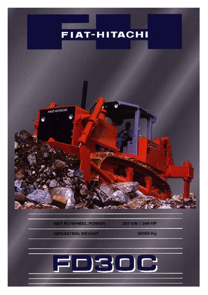 Dózerek Fiat-Hitachi FD 30 C