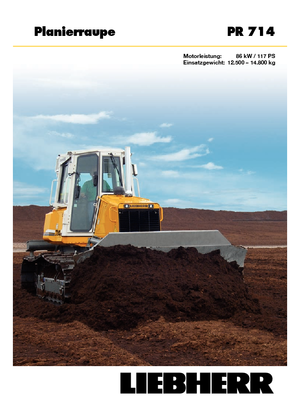 Dózerek Liebherr PR 714 LGP