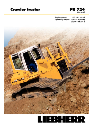 Dózerek Liebherr PR 724 XL