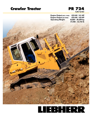 Dózerek Liebherr PR 724 XL