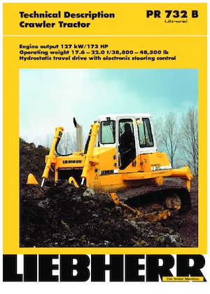 Dózerek Liebherr PR 732 B Litr.
