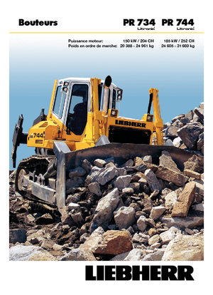 Dózerek Liebherr PR 734 L