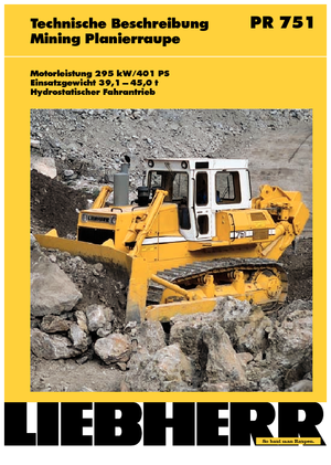 Dózerek Liebherr PR 751