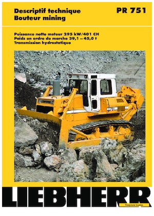 Dózerek Liebherr PR 751