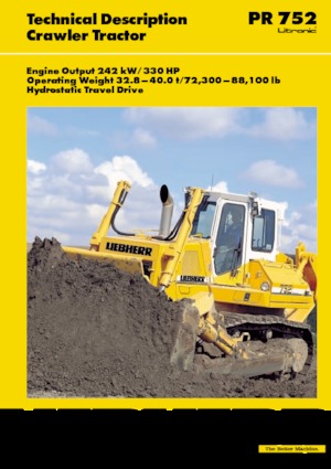 Dózerek Liebherr PR 752