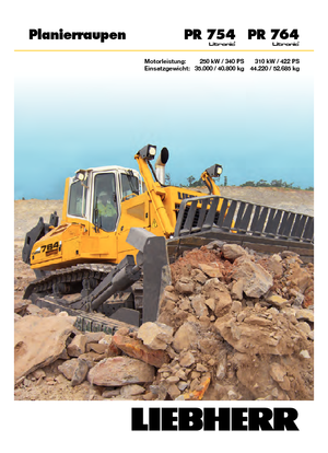 Dózerek Liebherr PR 764