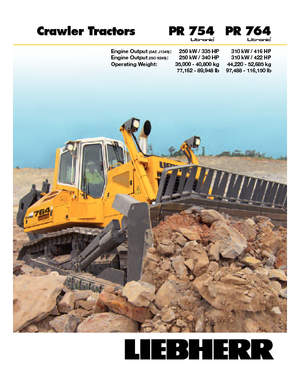 Dózerek Liebherr PR 764