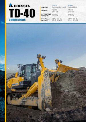 Dózerek Dressta TD 40E Extra 