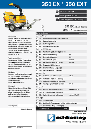 Faaprítók Schliesing 350 EX