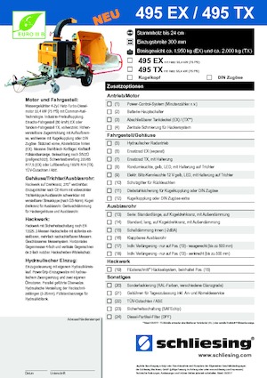 Faaprítók Schliesing 495 EX