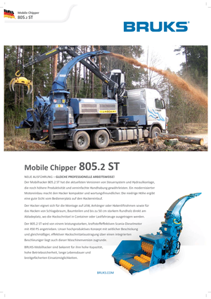 Faaprítók Bruks 805.2 ST