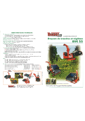 Faaprítók Bugnot BV-E 55 PF