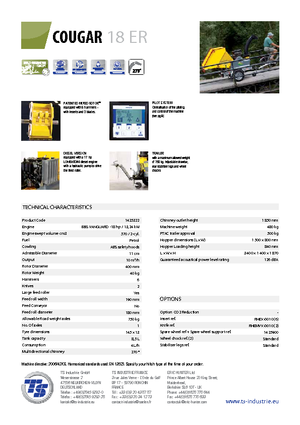 Faaprítók TS-Industrie Cougar 18 ER