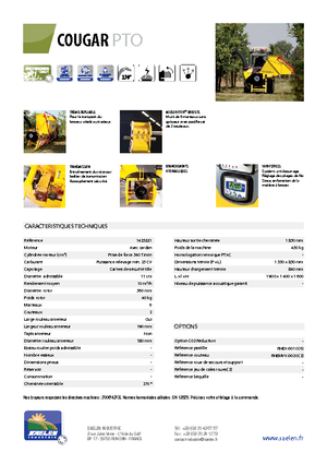 Faaprítók TS-Industrie Cougar PTO