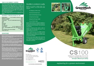 Faaprítók Green Mech CS 100-14 PS