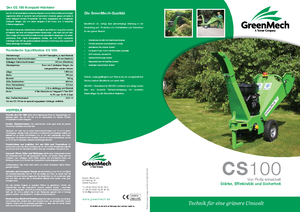 Faaprítók Green Mech CS 100-18 PS