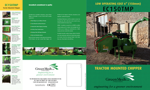 Faaprítók Green Mech ECO 150 TMP