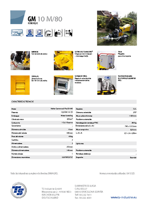 Faaprítók TS-Industrie GM 10 M 80