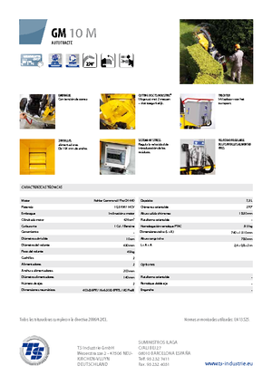 Faaprítók TS-Industrie GM 10 M