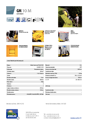 Faaprítók TS-Industrie GM 10 M