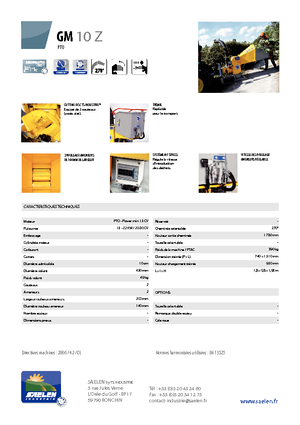 Faaprítók TS-Industrie GM 10 Z